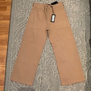 977 - Mica Just Black Denim, Cropped, Utility